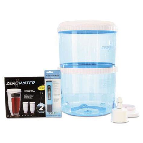 zerowater zj-003 filtration water cooler bottle with electronic tester reviews|is zero water a scam.